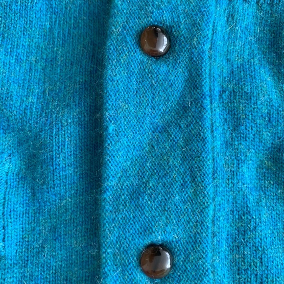 J.Crew Blue Cashmere Wool Blend Cardigan - Picture 4 of 4
